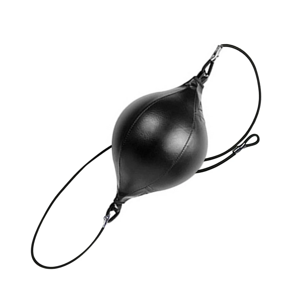 Quality PU Leather Boxing Punching Bag Pear Boxing Bag Inflatable Speed Double End Training Reflex Speed Balls