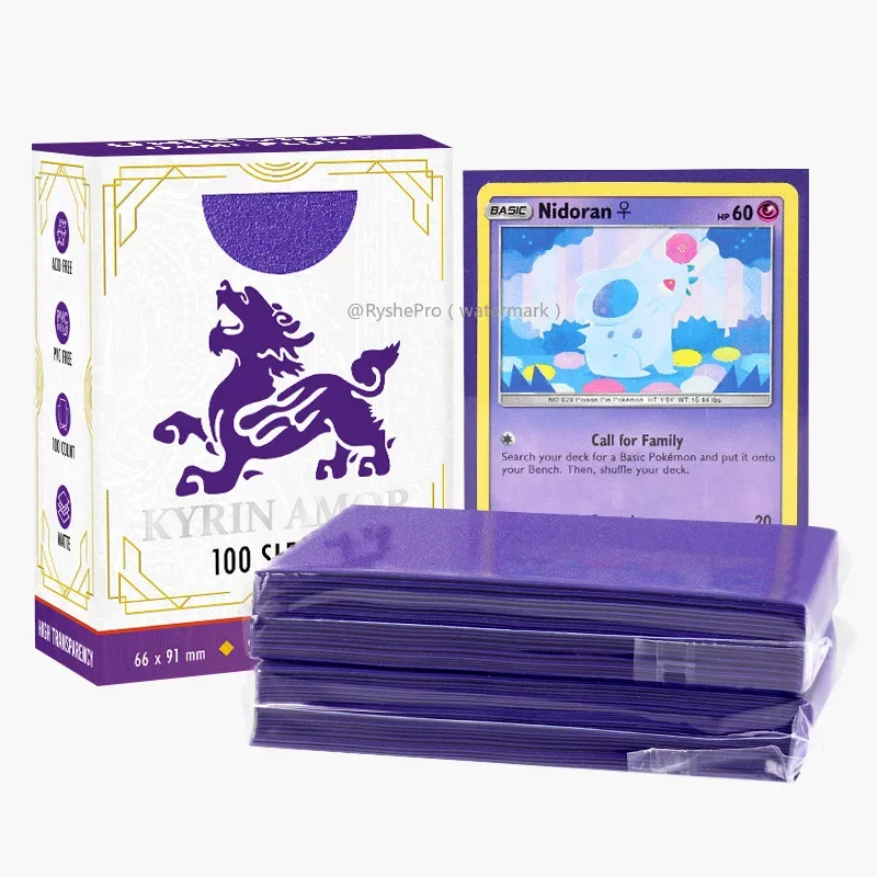 TCG-Kartenhüllen, perfekte Passform, Hüllen für PKM MTG, Innenkartenhüllen in Standardgröße, Deckkartenschutz für TCG YGO-Sportkarten – Detail 13