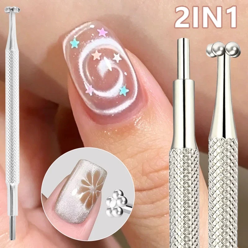 Stylo aimant double embout effet œil de chat pour vernis gel_voghion.com