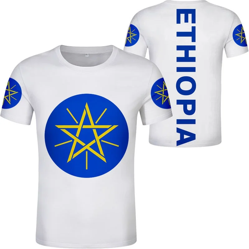 

Футболка Эфиопия с именем, номером, Eth, футболка, фото, одежда, печать, сделай сам, бесплатно, изготовление на заказ, не выцветает, не треснул, футболка, Джерси, Повседневная