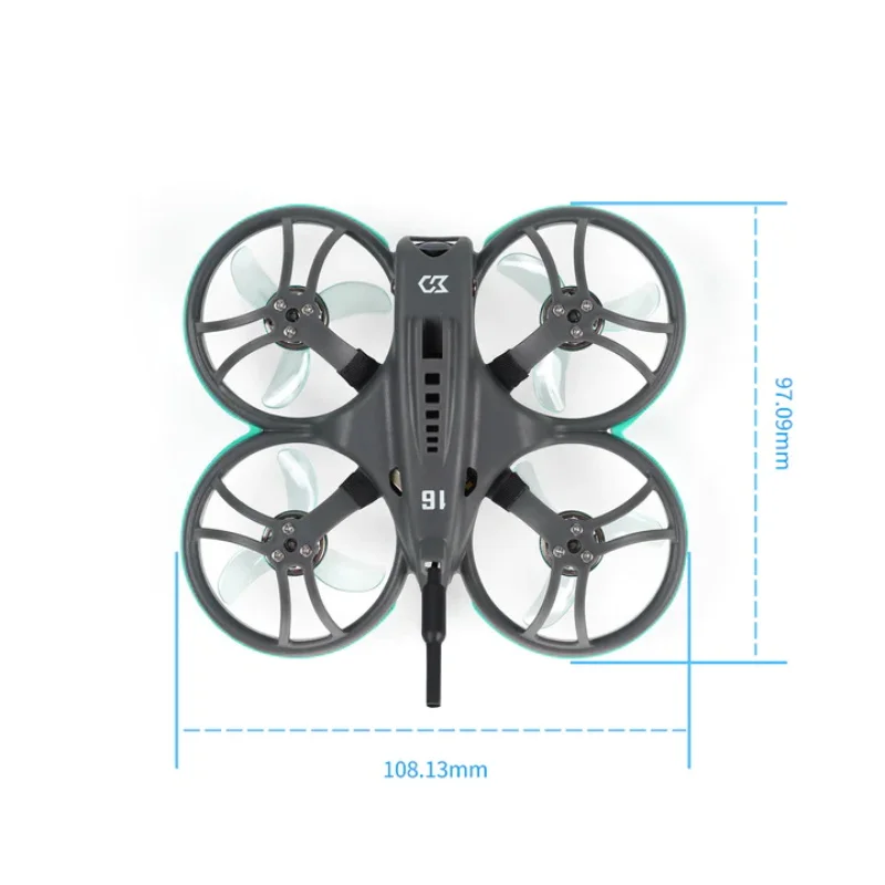 New Sub250 Whoopfly16 Walksnail Avatar mini 1s 4IN1 5A ESC With ELRS / TBS Nano RX Tiny Whoop Drone 5