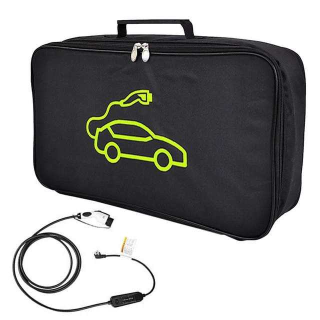 Jumper Cables Bag Electric Car Charger Case Car Charging Cable Storage Bag