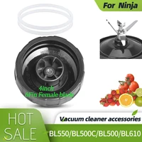 (4Inch Female Fins ONLY) 6-Fins Female For Ninja Blender Blade Replacement Parts Compatible with Auto iQ Blenders 1