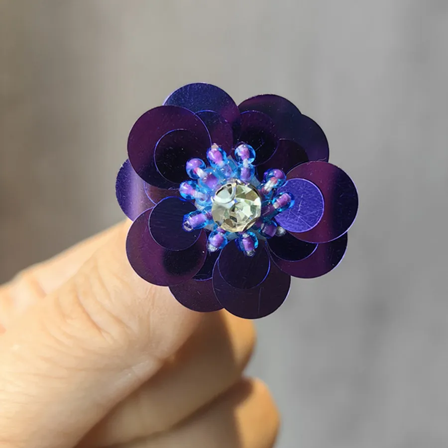 Pailletten besetzt Perlen Blume Schnürsenkel Schnalle Ornamente Frauen Persönlichkeit Perle Schnürsenkel Schnalle dekorative Schnürsenkel Accessoires – Detail 25