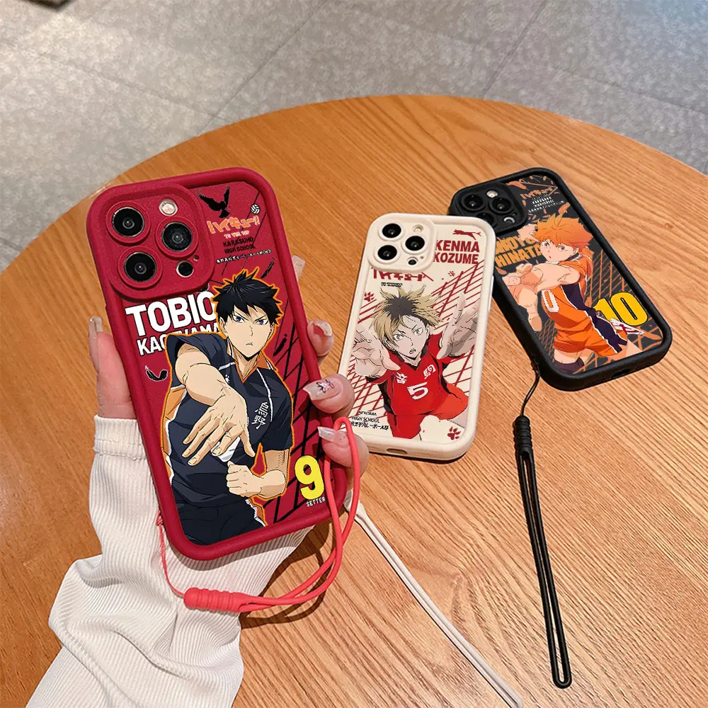 Anime Shoyo Hinata Haikyuu Phone Case for IPhone 16 15 14 13 12 11