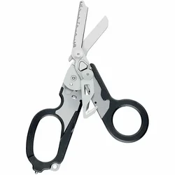 Tactical Multifunction Folding Survival Scissors and First Aid Tool (Black)