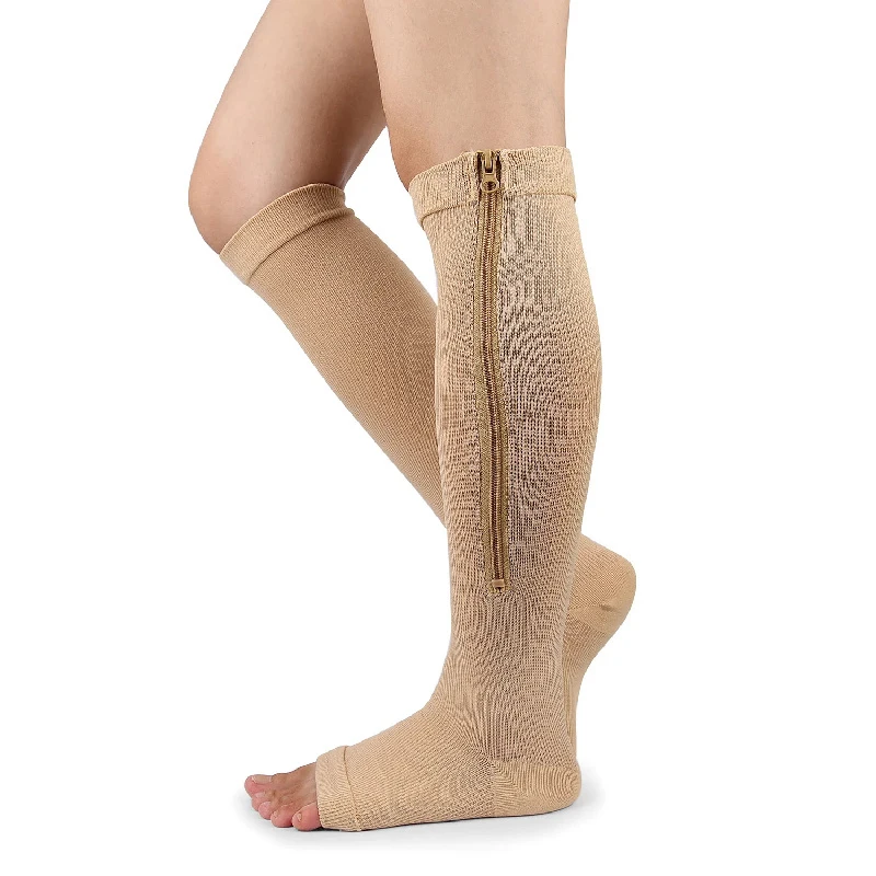 Revitalizing Zippered Compression Socks – Enhance Circulation & Soothe Aches (Available in Sets)
