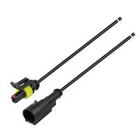 1Pin Waterproof AMP Auto Connector 18AWG Male Female with Wire Quick Disconnect for Truck DJ7011-1.5-11/21 OEM 282079-2/282103-1 5