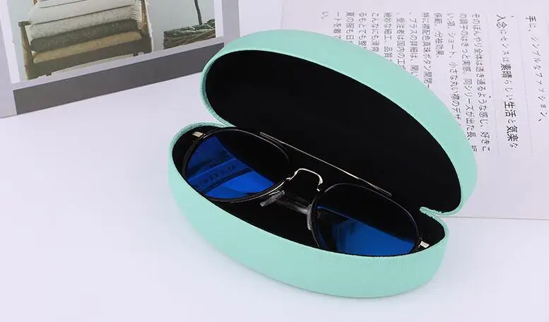 Lot De 2 étuis à Lunettes De Soleil En Cuir Synthétique Pour Femmes, Hommes, Filles, Gris Et Rose