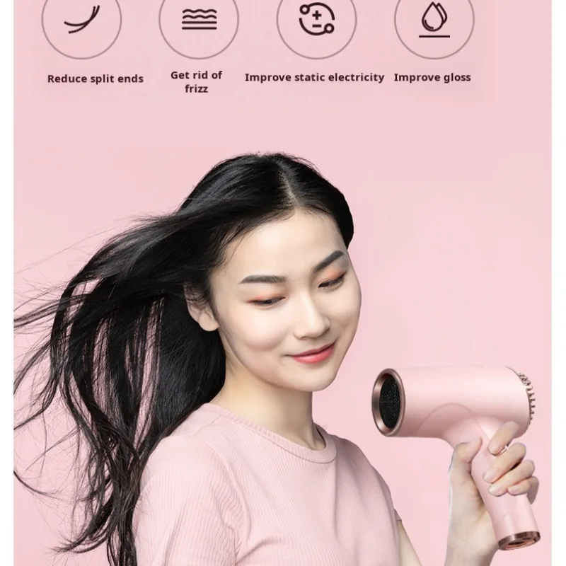 Portable Negative Ion Quick Dry Hair Dryer Hair Dryer Cordless Quick Dry Negative Ion Indoor