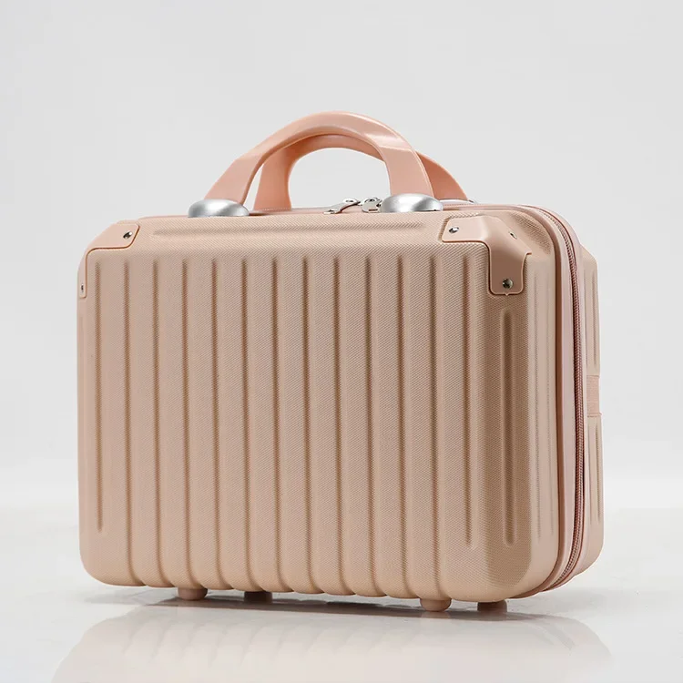 Maleta de mujer de gran capacidad de 16 pulgadas, estuche organizador de equipaje de embarque portátil, bolsa de almacenamiento de cosméticos con cierre de cremallera, regalo de Festival