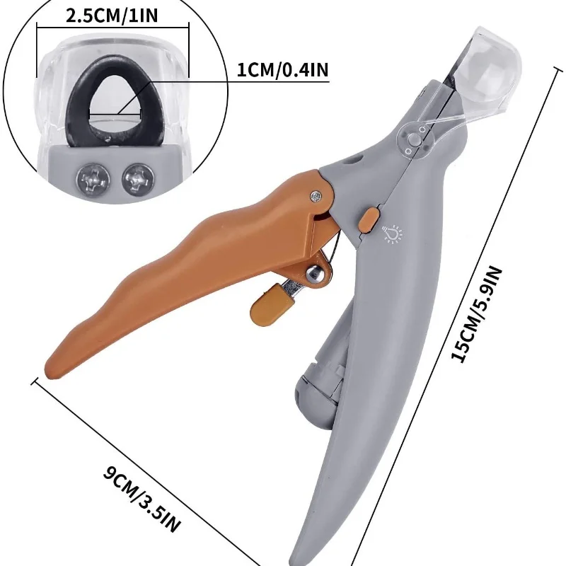 Pet Nail Clipper Scissors LED Light Cat Dog Nail Clippers Tool Scissors Cutter Trimmer Tool Pet Supplies