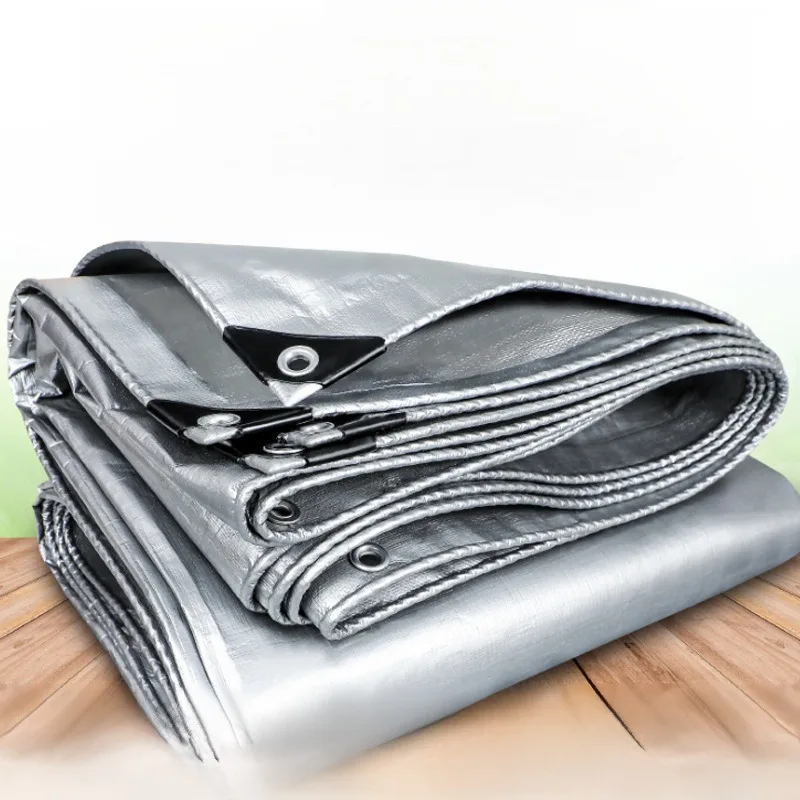 קנבס עמיד למים ומגן מפני גשם בשכבה כפולה לגינה, מחסן לצמחים, גג לרכב