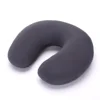 Nanoparticles U Shaped Travel Pillow Neck Support Headrest Microbeads Filling Colorful Soft Cushion Flight for AirPlane Car 2