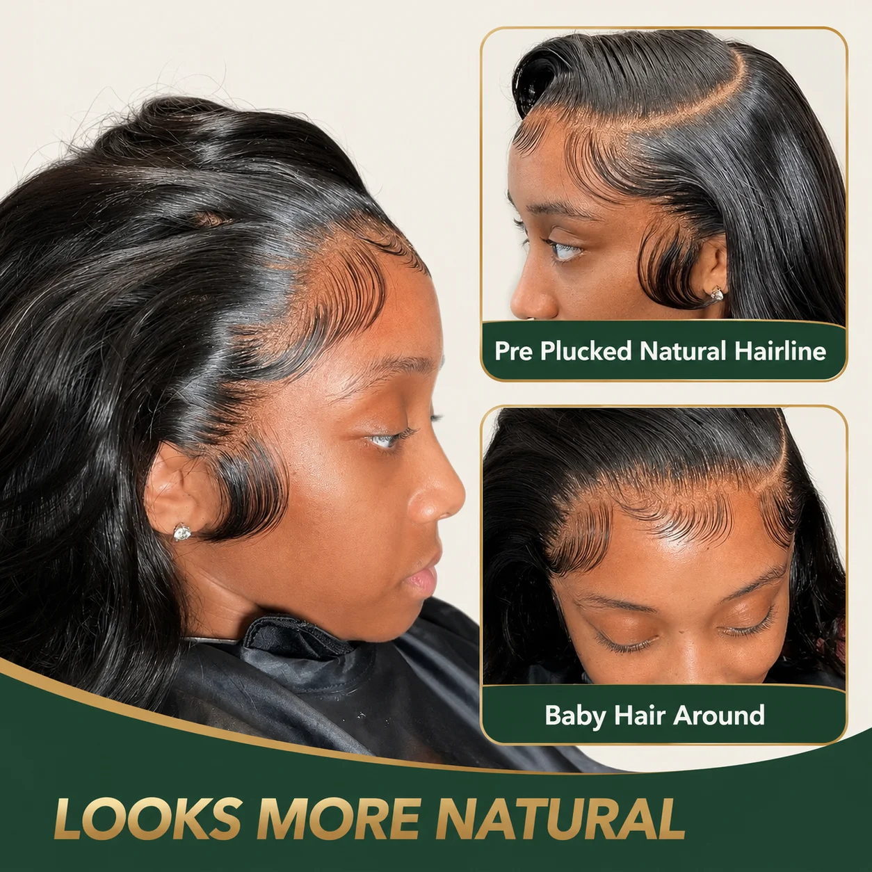 250 Density Body Wave Lace Front Human Hair Wigs 360 Full Lace Frontal Wigs For Women Brazilian 13x6 Pre Plucked With Baby Hair 2