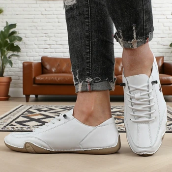 أحذية نسائية للدراجات النارية عصرية للشارع أحذية مسطحة منخفضة القطع مضادة للانزلاق أحذية بدون كعب كلاسيكية للركض والتدريب والمشي اليومي 2