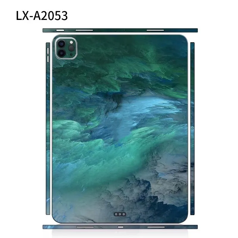 Per Ipad Pro 2022 2021 2018 12.9 11 Mini 6 Custodie 3M Film Back Film Covers Cartoon Decal Skin Protector Sticker