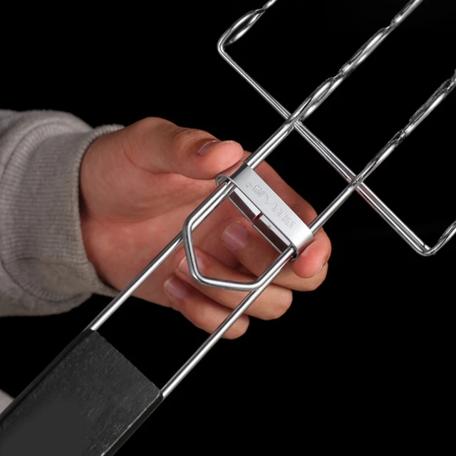 Grillkosár Rozsdamentes Acél Grillező Szerszám Tartozékok Állvány Hot Dog Zöldség Hús Steak Garnélarák Kabob Tartó - Image 6