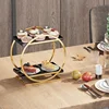 Light Luxury Bathroom Shelf Rack Bathroom Toilet Washstand Countertop Storage Rack Cosmetics Organizer Box for Dressing Table 6