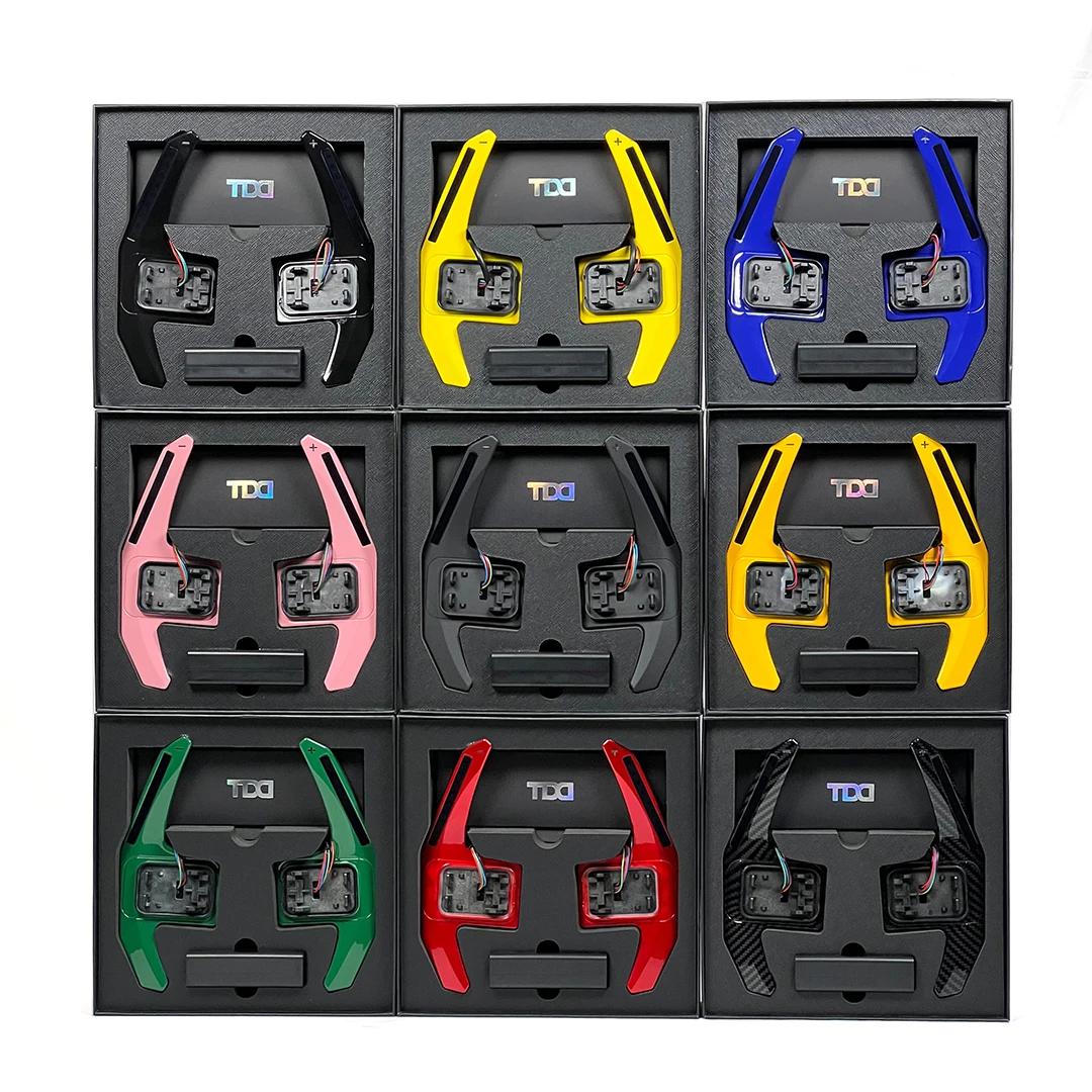 BMW F10 F11 F20 F21 F22 F45 F30 F31 F35 F32 F33 F36 X3 F25 X5 F15 X1 F48 F49용 TDD 스마트 LED 패들 시프터 모델 스마트 원