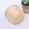 Mini Bamboo Woven Basket Household Bra Sundries Organizer Rattan Plant Box Desktop Container Handmade Garden Flowerpot 3