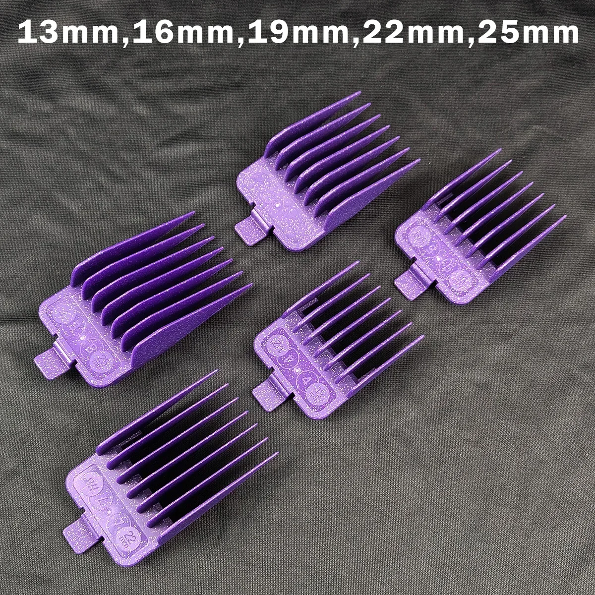 10pcs Purple Original Guards Hair Cutting Combs for Madeshow M10 M5F Professional Hair Clipper Limit Combs Barber Accessories 5