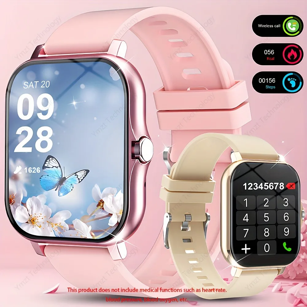 2025 New 4.65cm Touchscreen Smartwatch with WirelessVoice180mAh Rechargeable Battery Sleek Smartwatch Alloy Case Watch Smart 1