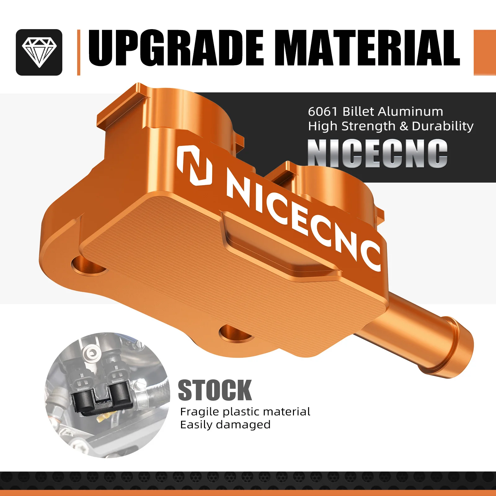 NICECNC Für KTM EXC 300 250 XCW 2024 2025 SX 125 250 XC 2023-2025 TBI High Flow Kraftstoff schiene Für Husqvarna TE300 GasGas EC 300 – Detail 3