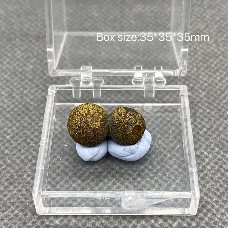 100% natural acicular mirror iron ore rough crystal stone ore specimen +box size:35*35*35mm