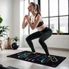 35X80cm Two-Color Squat Mat Suitable For Home Gym Living Room And Bedroom Use Anti-Slip Pad Set Durable Training Mats 3