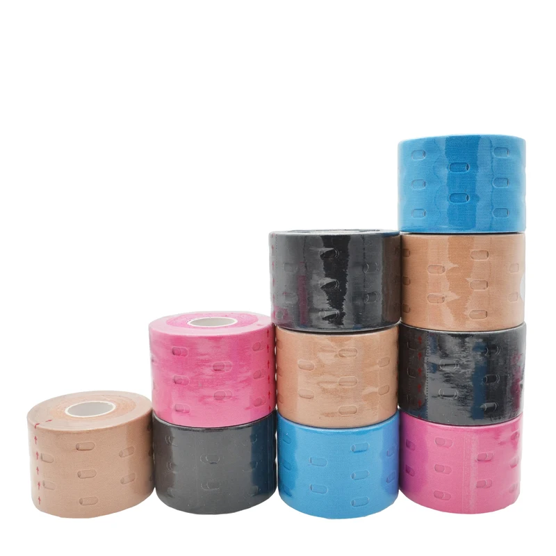 RUBAN ADHESIF ELECTRICITE,Pink 1 pcs-2.5cmx5m--Bande de kinésiologie