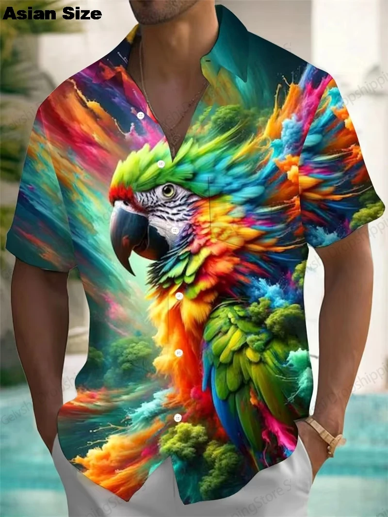 Camicia Hawaiana Unisex Con Bottoni - Stampa Fantasia Trek Starships - Personalizzabile