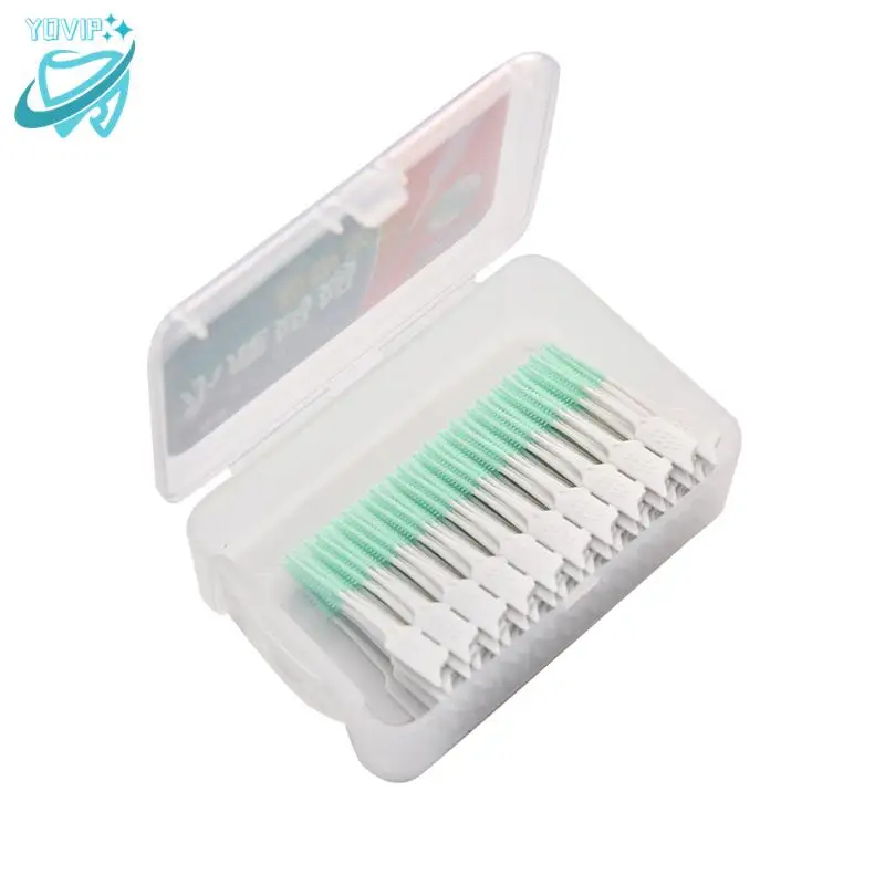 150Pcs Soft Silicone Cleaning Brush Interdental Brush Toothbrush For Dentures Dental Floss Brushed Toothpick Oral Care