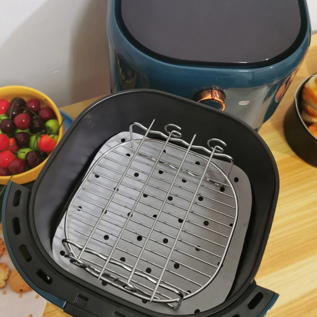 12pcs/set 7 Inch / 8 Inch Air Fryer Accessories 3.7 - 6.8qt All Airfryer  Baking Basket Pizza Plate Grill Pot Kitchen Cooking - Air Fryers -  AliExpress