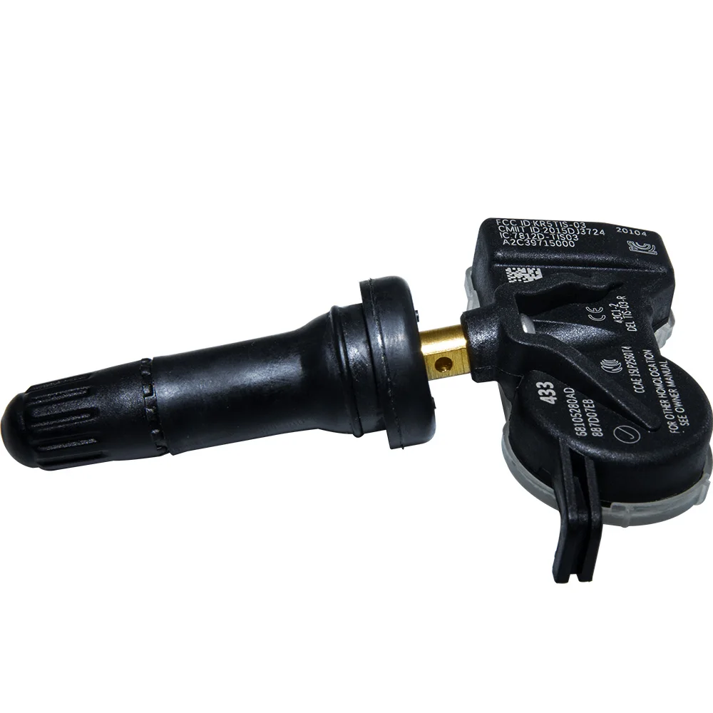 Фото Для DODGE Дротика JEEP RENEGADE CHRYSLER 200 FIAT 500X датчик давления в шинах 433 МГц TPMS 68105280AC 68105280AD 68105280AF №5