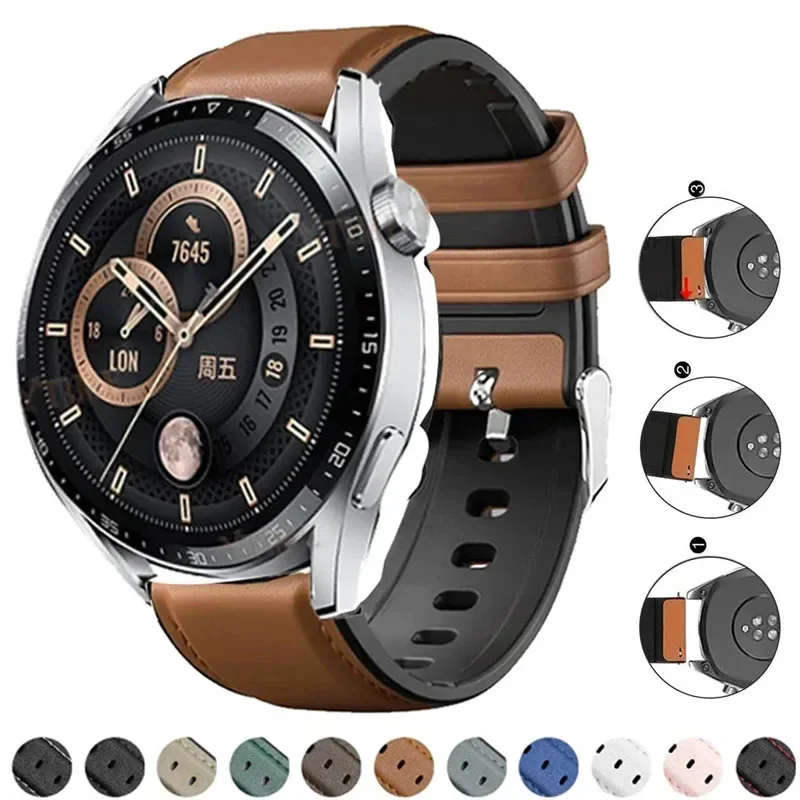 Awesome Elegance Silicone 20 mm Watch Wristband HA6303RG-7_K0022680 main image 1