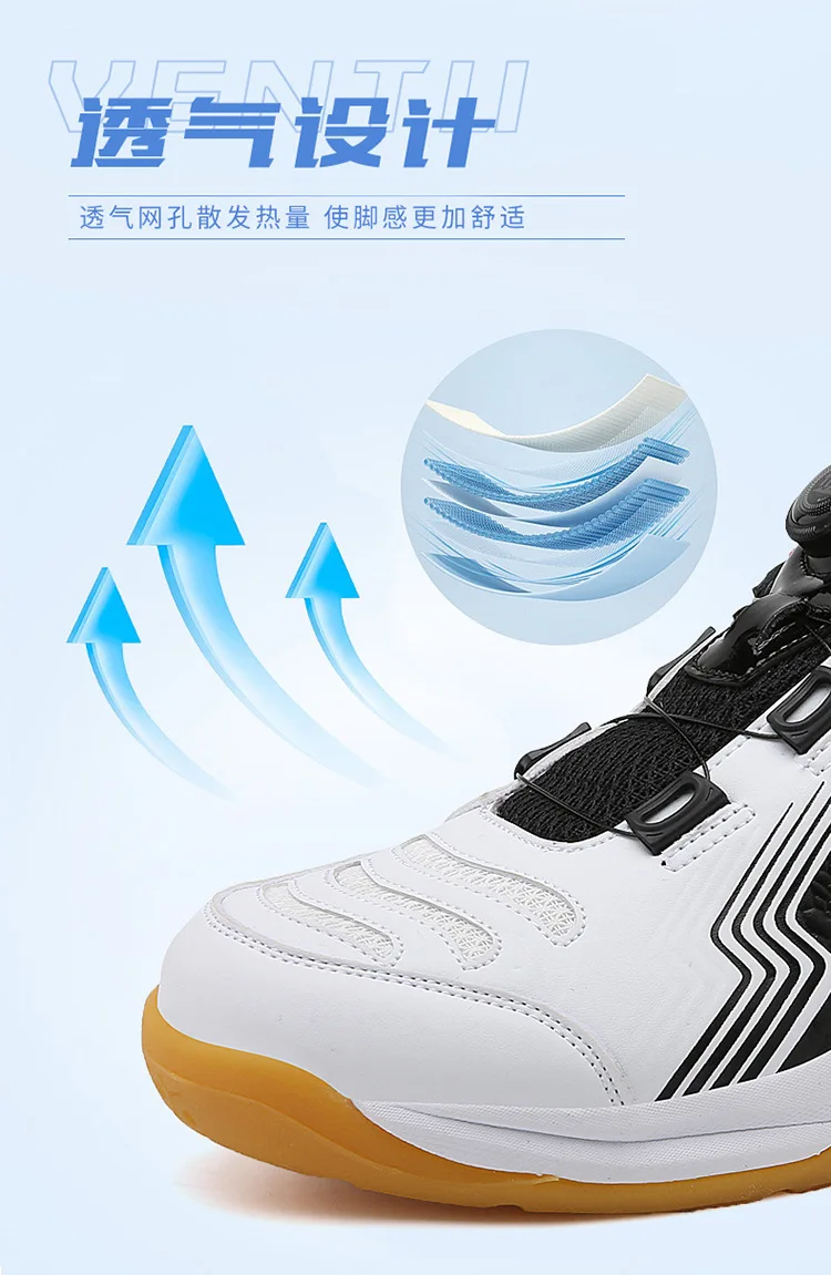 Description Picture 5 of itemMen Professional Badminton Sport Shoes Couple Tennis Athletic Training Shoes Table Tennis Volleyball Men Sneakers Big Size 48