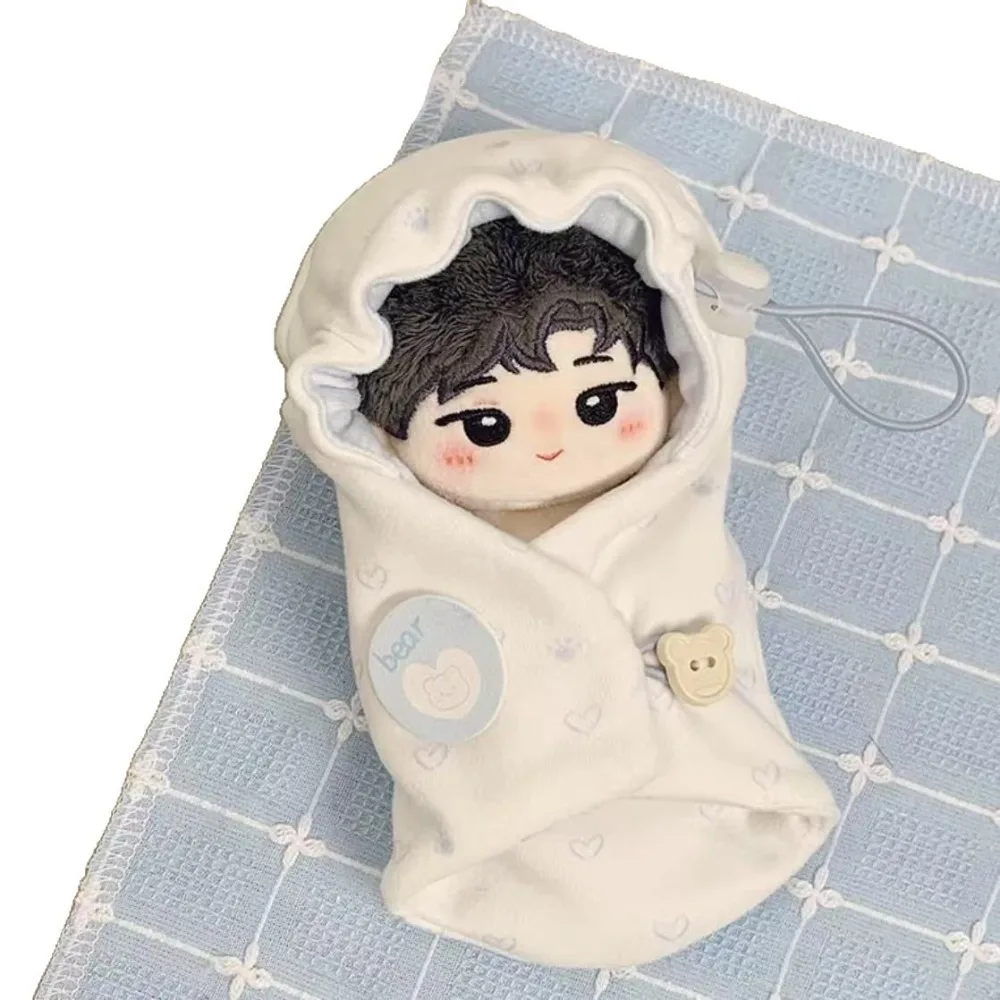 Swaddling 10cm Cotton Swaddling Clothes Cloak Sleeping Bag 10cm Clothes Lovely Funny Dress Up Set Children's Gift
