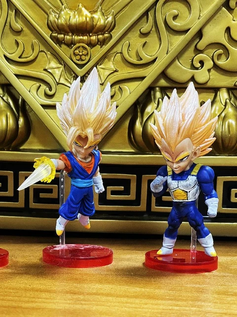 Bonecos Mini Figure Action Figura de ação Dragon Ball Z Dragon ball super  GT Goku Vegeta Majiboo Anime Personagens Animação Desenho