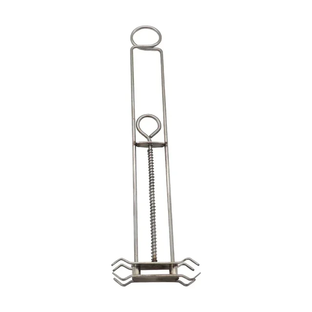 Optical Lens Tinting Holder Resin Lens Dyeing Clamps with Single Spring Metal Staining Clip for Eyewear Lenses Stainless Steel 4