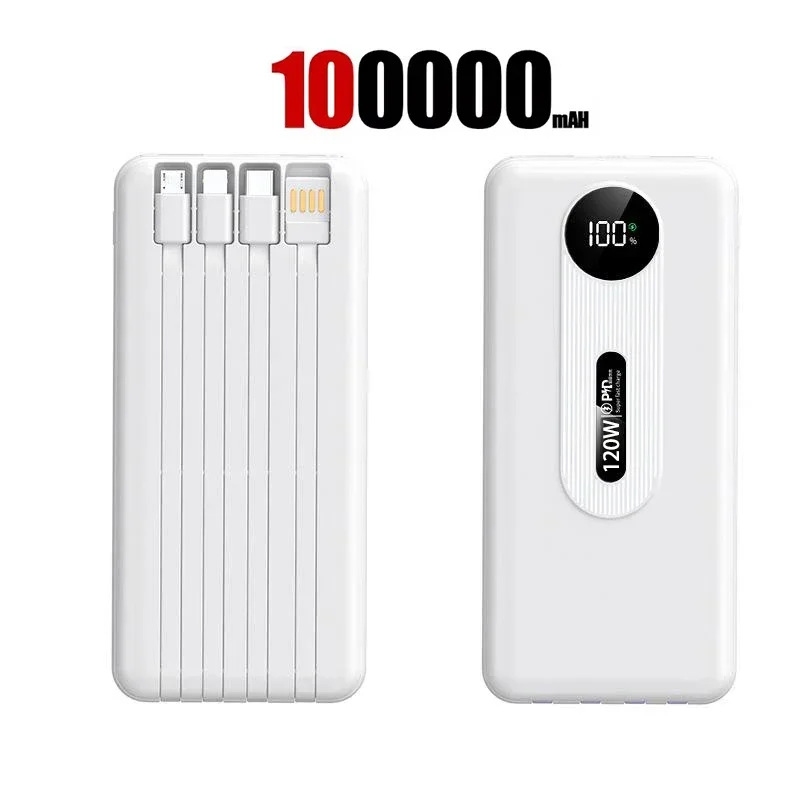 White 100000mAh