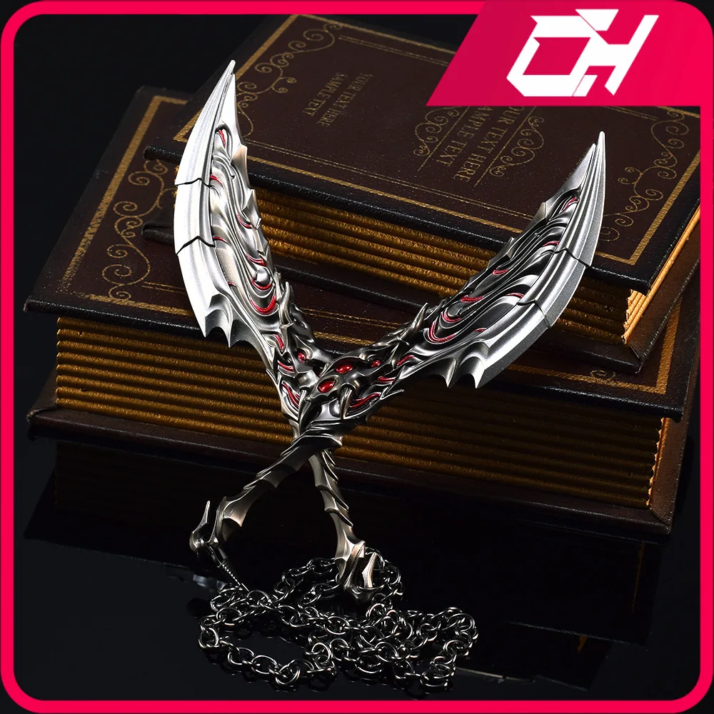 

Valorant Weapon Blades of Primordia 22cm Metal Game Peripheral Agents Melee A Pair of Weapon Model Ornaments Crafts Gifts Toys