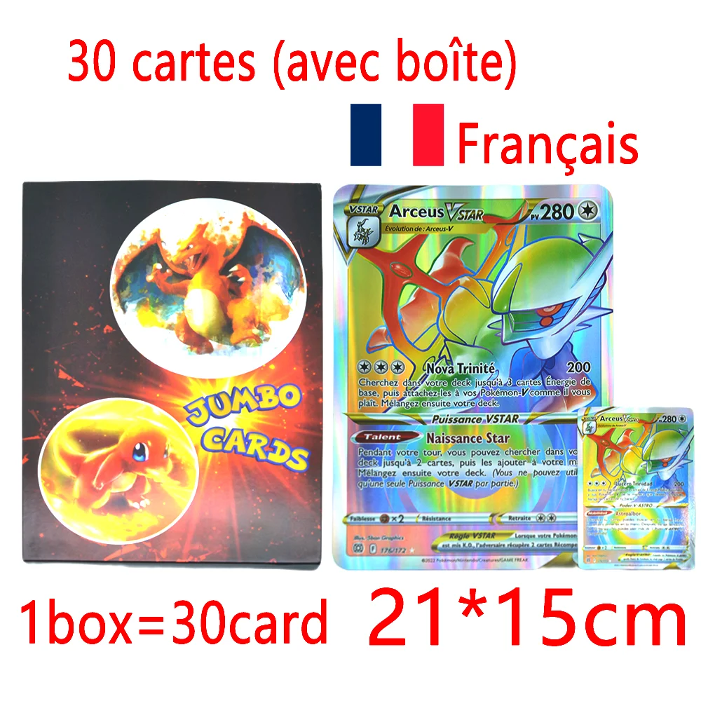 VStar arc-en-ciel Dracaufeu carte pokémon holographique sur mesure