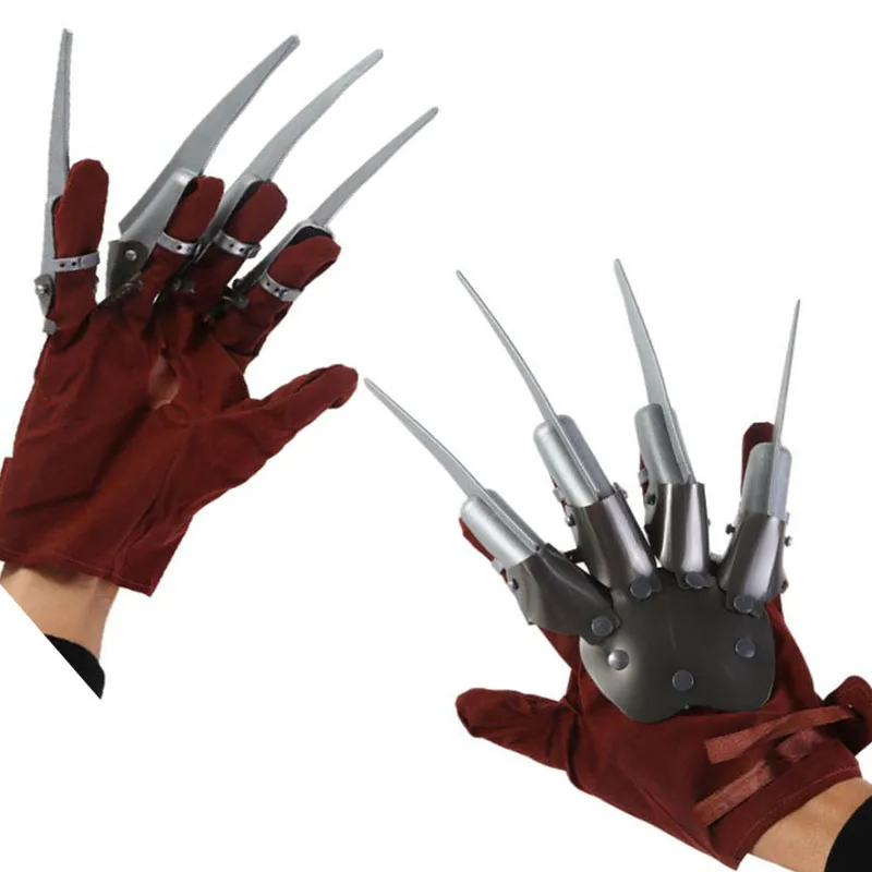 Lange Nägel Vampir Dämon Klaue Handschuhe Kostüm Zubehör Halloween Party Cosplay Horror Halloween Party Festival Karneval Requisiten