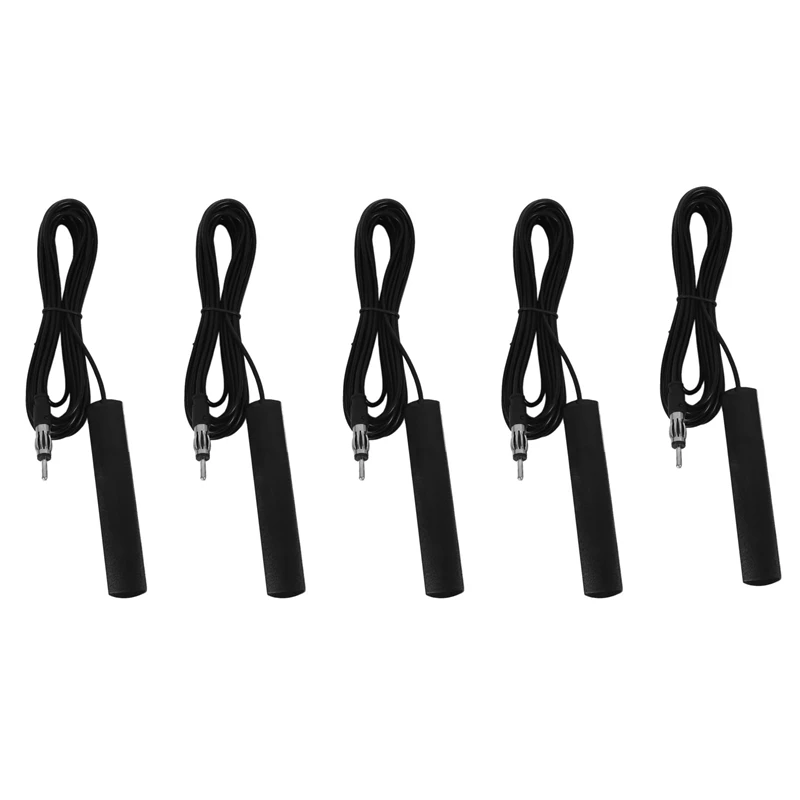 

5X антенна для автомобильного радио ANT-309-универсальная Антенна для автомобильного FM-радио, патч, черная антенна для радиоприемника, кабель 85-112 МГц, 5 м