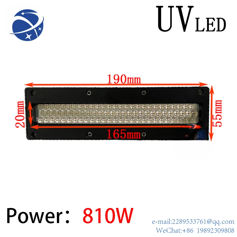 Yyhc 16520 Uvled Lampada Polimerizzante Per Asciugatura A Inchiostro Uv 810W Grande Stampante Flatbed Uv Industriale Lampada Fotopolimerizzante Ricoh 
