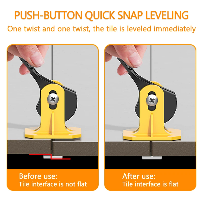 Tile Leveling Adjuster System Reusable Tile Installation Tool Kit Set Leveler Spacers Building Floor Leveling Compounds tile spacers tile leveling clips tile leveling tools