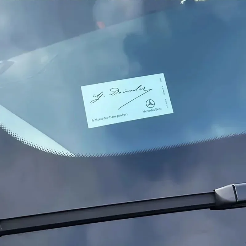 JDM interior static car stickers Apple tree VPC car stickers are suitable for Mercedes-Benz signature AMG W204W205W213W221W222.