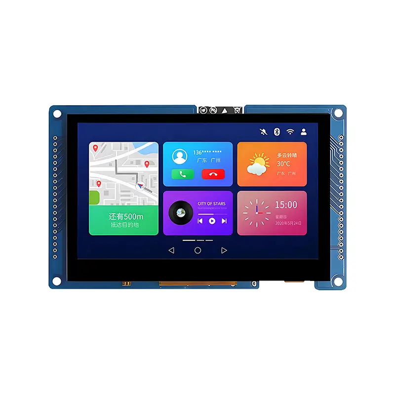 ESP32 S3 4.3 Inch 480*272 Capacitive Touch Screen 8MB PSRAM 16M Flash 240 MHz Development Board for LVGL WIFI Bluetooth image 2