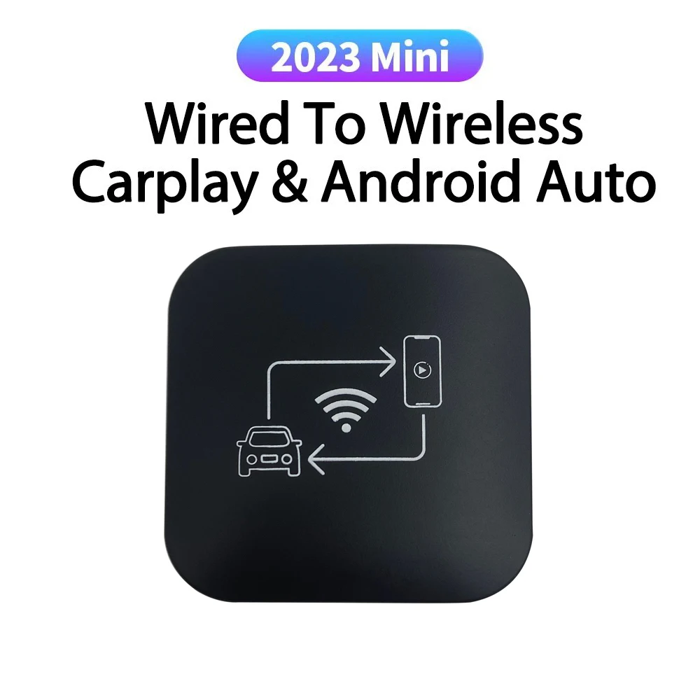 Mini Carplay&Auto Box Dongle Wired To Wireless For Audi BMW Mercedes